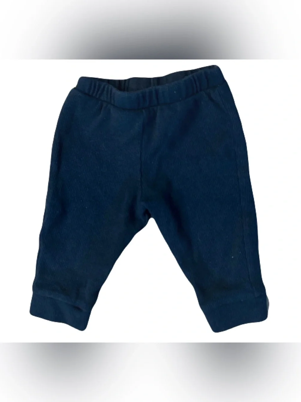 Garanimals Navy Ribbed Jogger Pants 3-6m